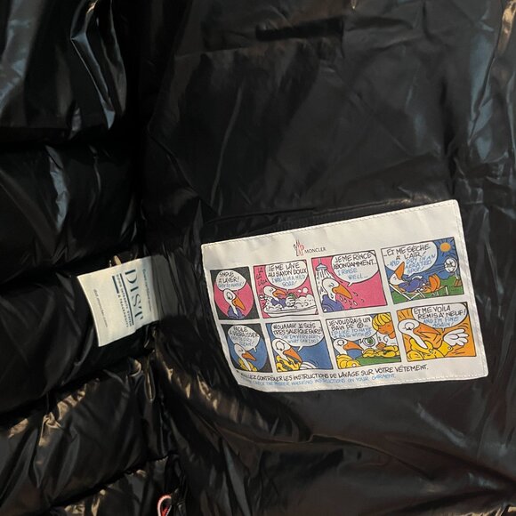 Moncler Black Zipper Men's Hooded Down Jacket - Picture 6 of 8